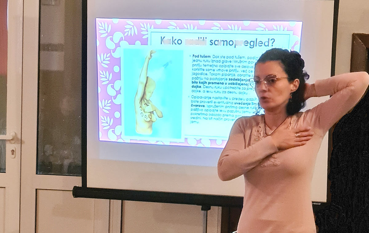 Предавање на тему: „Самопреглед дојки“