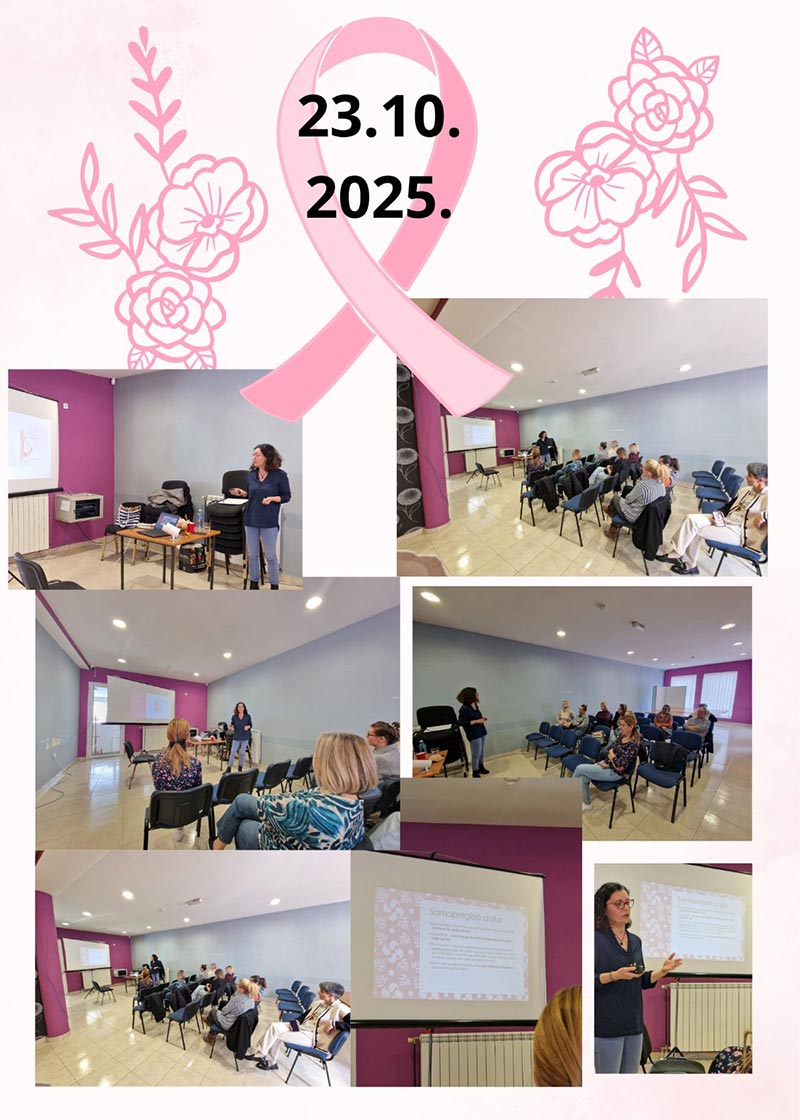Октобар – месец борбе против рака дојке